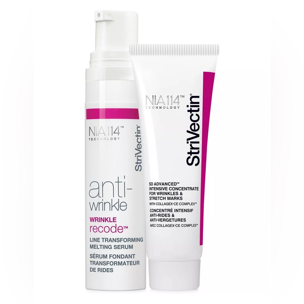 StriVectin 2-Pc Power Pair for Wrinkles & Anti-Rides - New in box travel size!